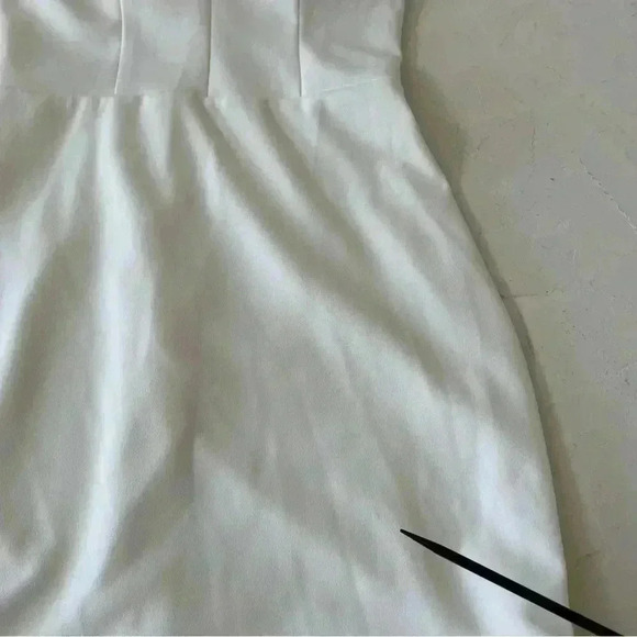 BHLDN V-Neck Maxi Dress White Bridesmaid Wedding Size 4 - Picture 10 of 15